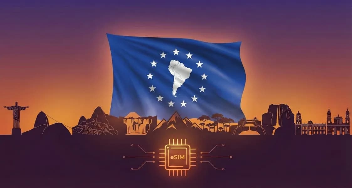 Amerika Latin (17 Negara) eSIM coverage